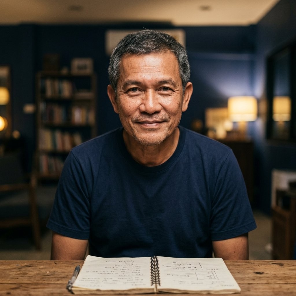 ภาพถ่ายของธนวัฒน์ พงษ์สุวรรณ ผู้เขียนและนักวิเคราะห์หวยประจำโต๊ะหวย